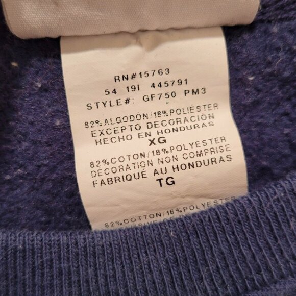 Vintage Champion Navy Blue Sweatshirt Sweater Size XL Extra Large Reverse Weave - Picture 7 of 7